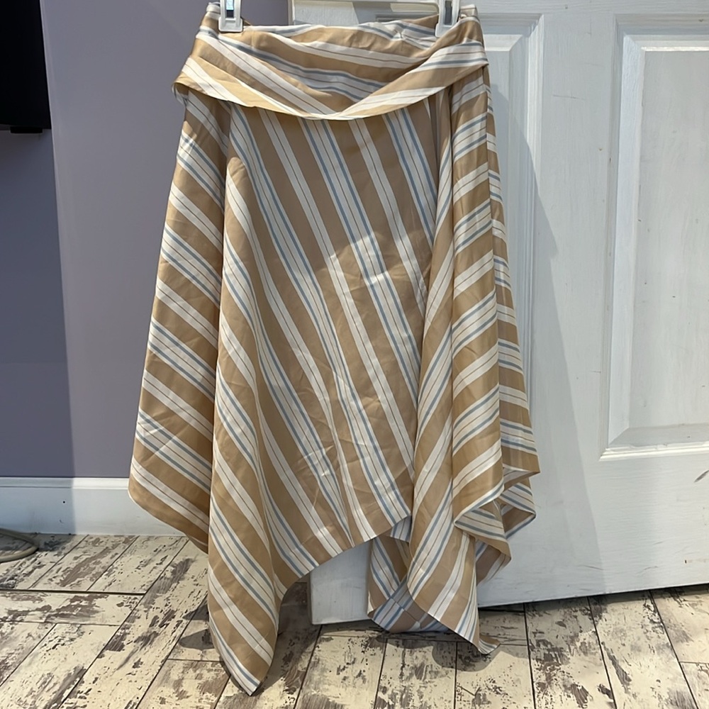anthropologie Maeve Asymmetrical Wrap Skirt new with tag size 6 - Picture 4 of 4